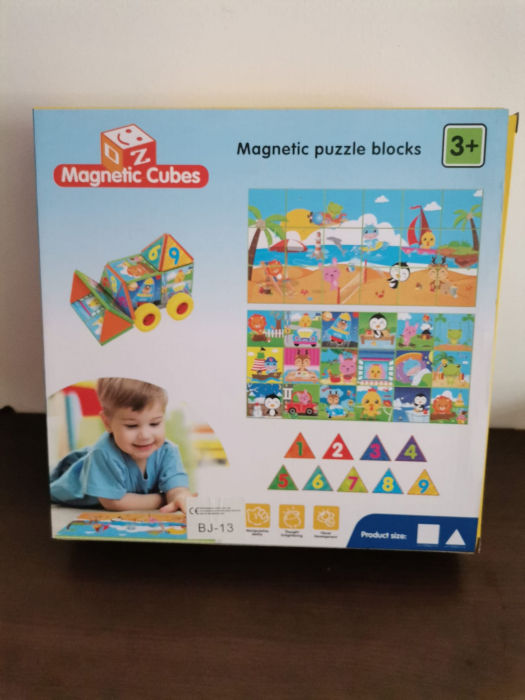 Joc Constructii Magnetic si Puzzle  Magnetic Cubes [2]