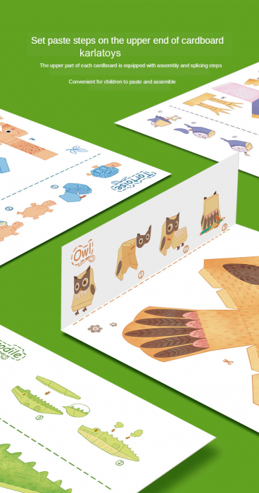 Joc Creativ Oregami Animale Mideer Animale 3D [6]