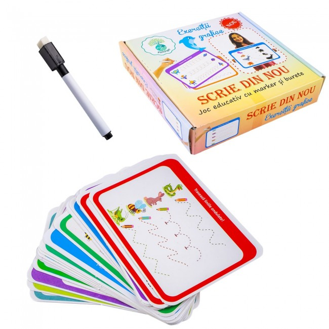 Joc educativ scrie din nou - exercitii grafice [3]
