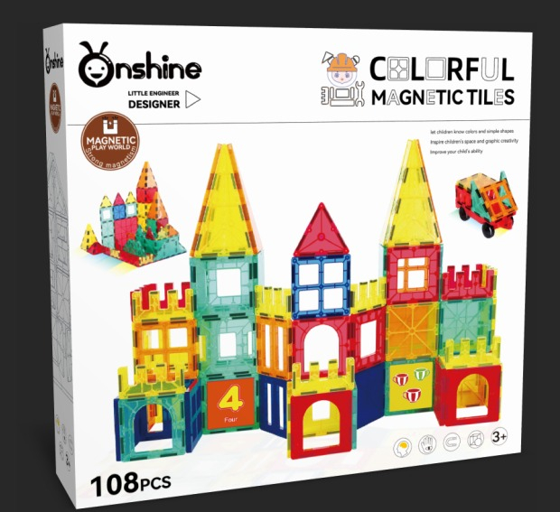 Joc de Construit STEM 3D Magnetic Tiles Onshine [1]