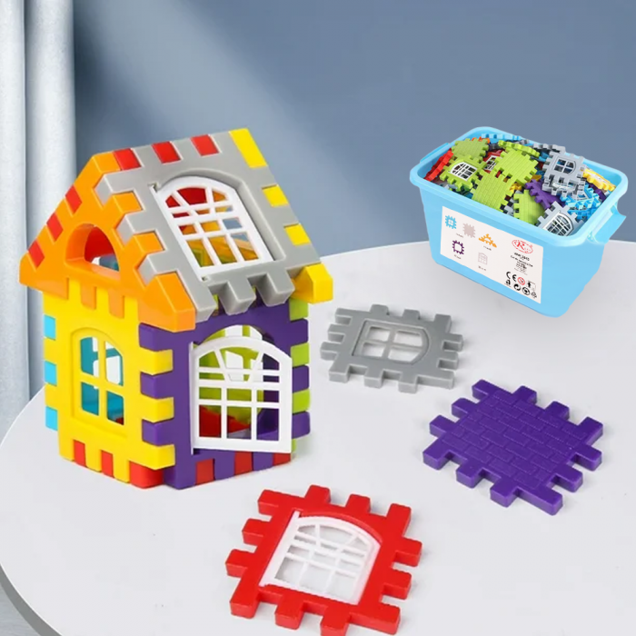Joc de Construit cuburi 316 piese din plastic [4]