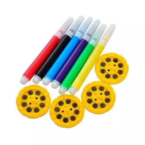 Masa cu Proiector LED pentru Desen - 32 Modele, 4 Diapozitive si 6 Markere [2]