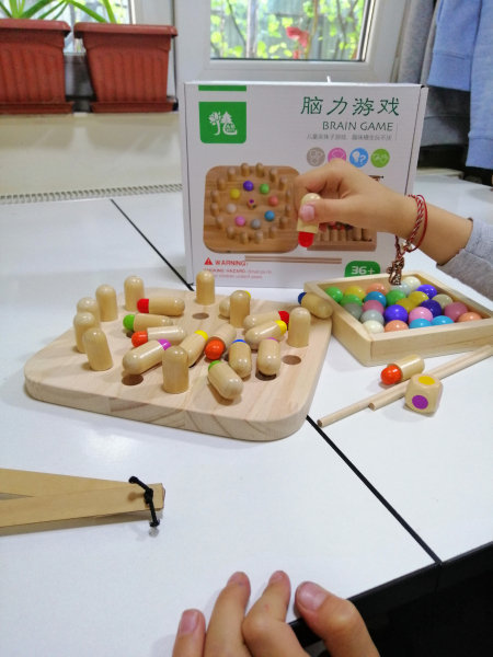 Joc de Lemn Memorie Chess 2 in 1 - Joc Lemn Indemnare si Sah [3]