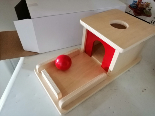 Joc de Lemn Montessori Cutia Permanentei cu bila [7]