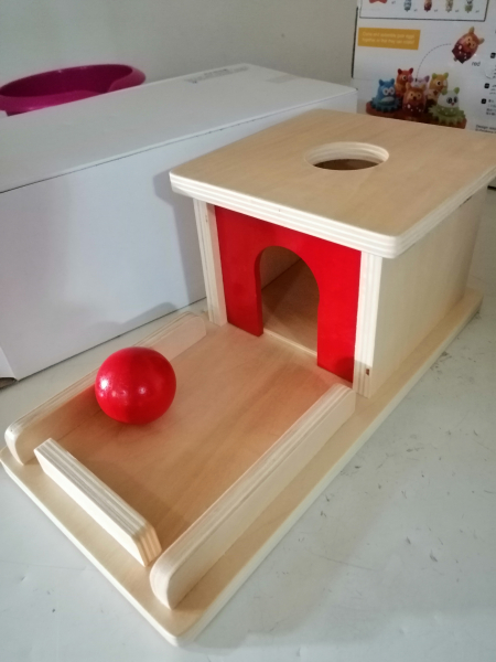 Joc de Lemn Montessori Cutia Permanentei cu bila [9]