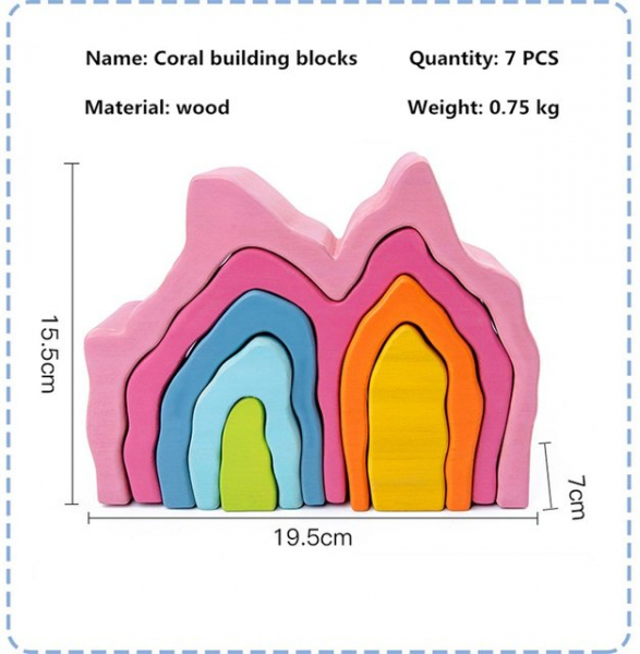 Joc de Lemn Montessori Reciful de Coral [2]