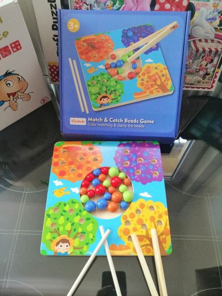 Joc de Lemn Montessori Sortator culori Pomul Fructifer [5]