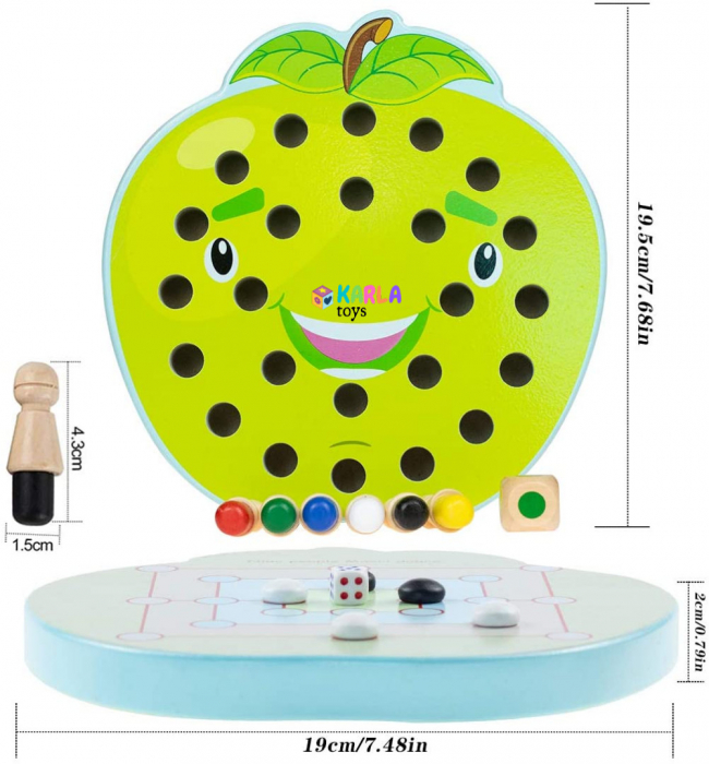 Joc de Memorie Sah din Lemn si Tintar Memory Chess 2 in 1 [6]