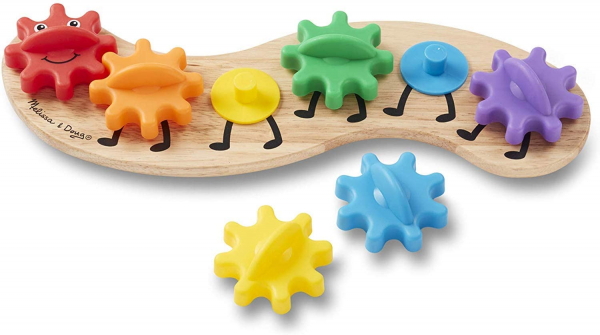 Joc din lemn cu Angrenaje multicolore Melissa and Doug [3]