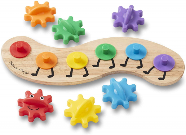 Joc din lemn cu Angrenaje multicolore Melissa and Doug [4]