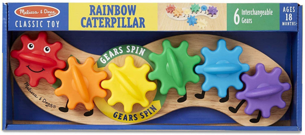 Joc din lemn cu Angrenaje multicolore Melissa and Doug [2]