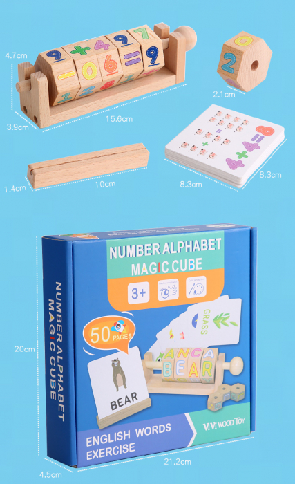 Joc din Lemn educativ Operatii Matematice [7]