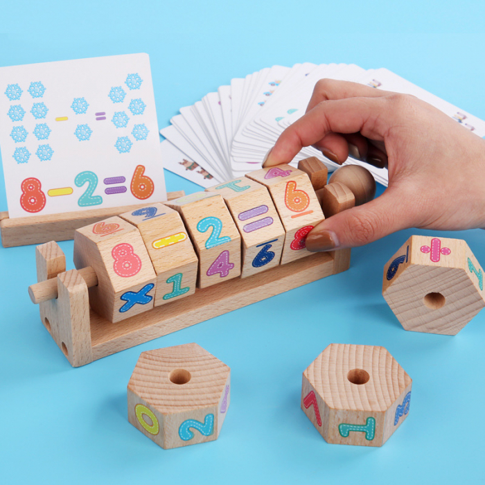 Joc din Lemn educativ Operatii Matematice [4]