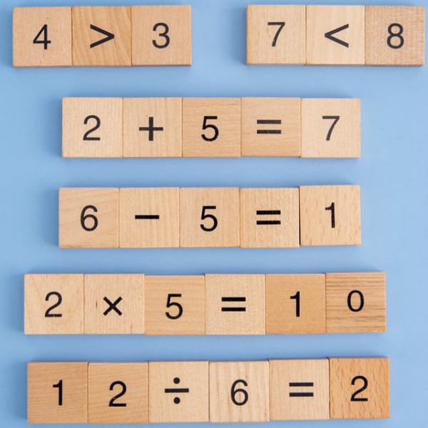 Joc din Lemn Montessori Cifre invatam matematica [5]