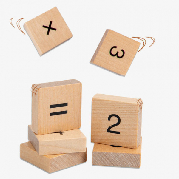 Joc din Lemn Montessori Cifre invatam matematica [3]