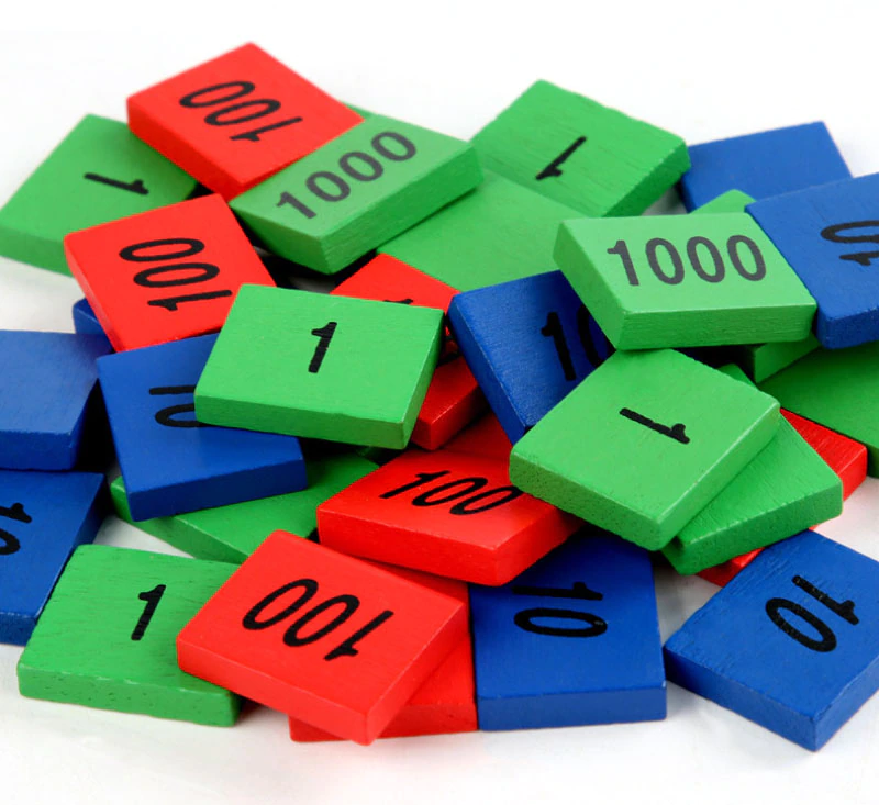 Joc Educativ din Lemn Montessori pentru Numere și Operații Matematice Stamp Game [3]