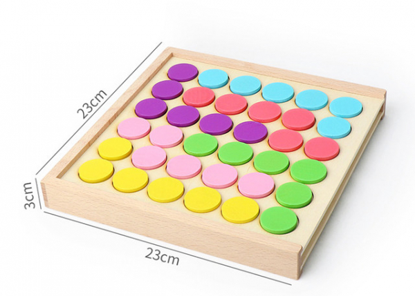 Joc din Lemn Montessori Potrivire si Sortare Culori [5]