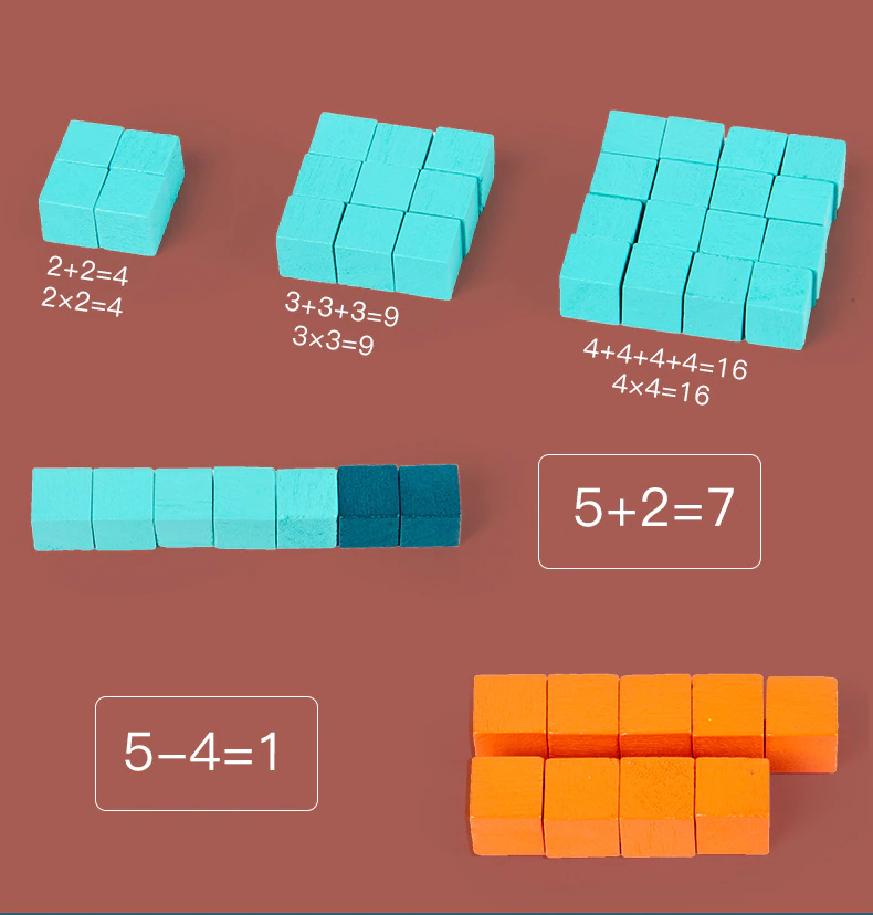 Joc din Lemn Montessori Puzzle Flori Pixel 3D [6]
