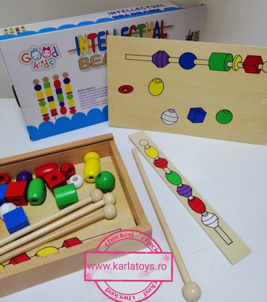 Joc Montessori Lemn Potriveste Formele  Geometrice si culorile [6]