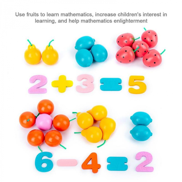 Joc Montessori Sortare Culori si Fructe [3]