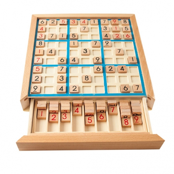 Joc din lemn Sudoku pentru copii [2]