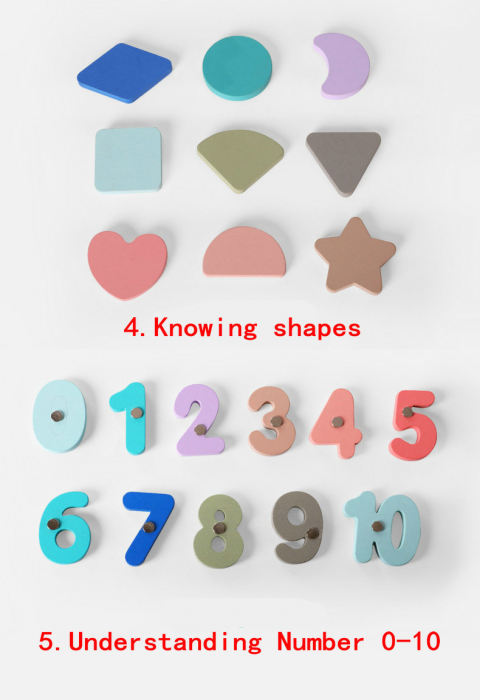 Joc din lemn Tetris si Tangram 5 in 1 [7]