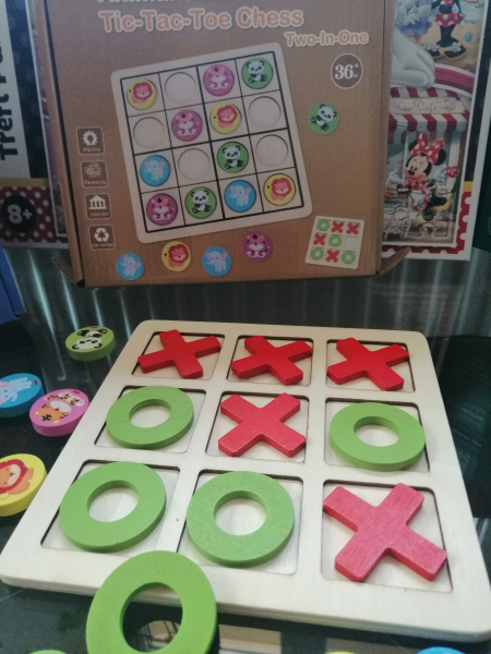 Joc Din Lemn X si 0 si Sudoku - Joc Lemn 2 in 1 x si 0 [7]