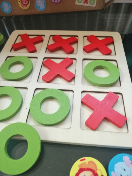 Joc Din Lemn X si 0 si Sudoku - Joc Lemn 2 in 1 x si 0 [9]