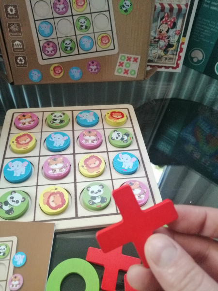 Joc Din Lemn X si 0 si Sudoku - Joc Lemn 2 in 1 x si 0 [3]