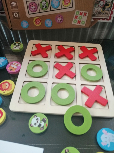 Joc Din Lemn X si 0 si Sudoku - Joc Lemn 2 in 1 x si 0 [6]