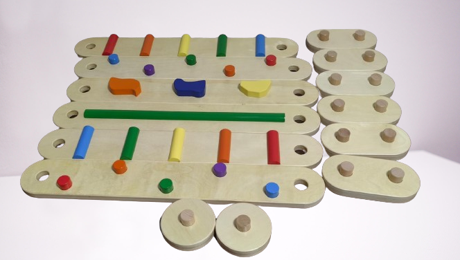 Joc de Echilibru Montessori Senzorial Grinda de echilibru [4]