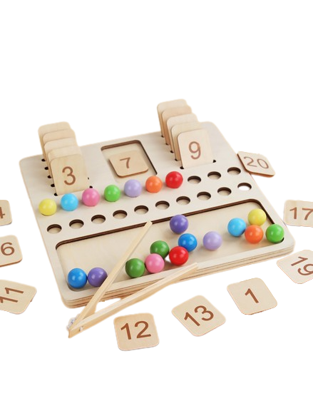 Joc educativ din lemn Montessori pentru matematica [3]
