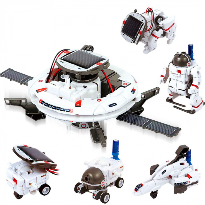 Joc Educativ Kit Solar 6 in 1 Nava Spatiala - Set STEM pentru Copii [2]