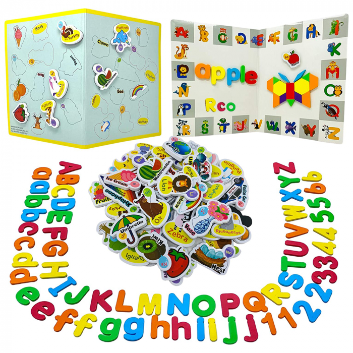 Joc educativ Magnetic cu 210 piese din Spuma si Plansa [1]