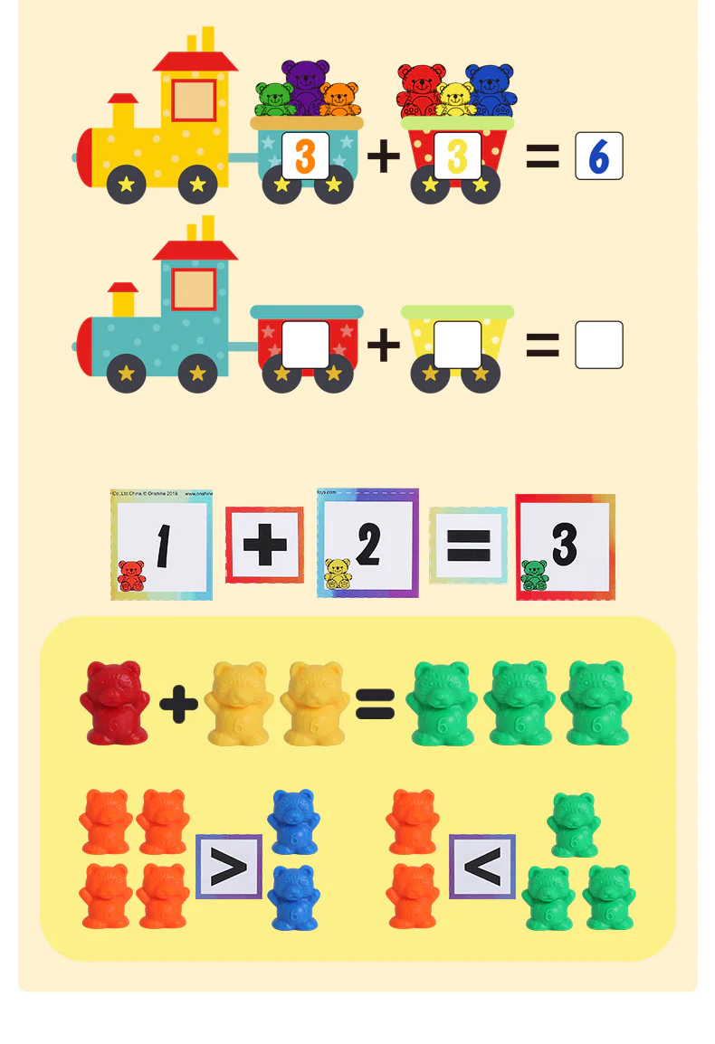 Joc Educativ  Sortare Culori Montessori STEM Onshine Ursuleti Colorati [7]