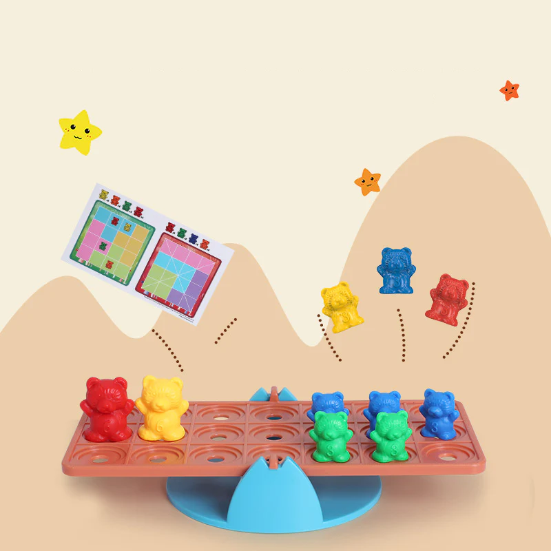 Joc Educativ  Sortare Culori Montessori STEM Onshine Ursuleti Colorati [12]