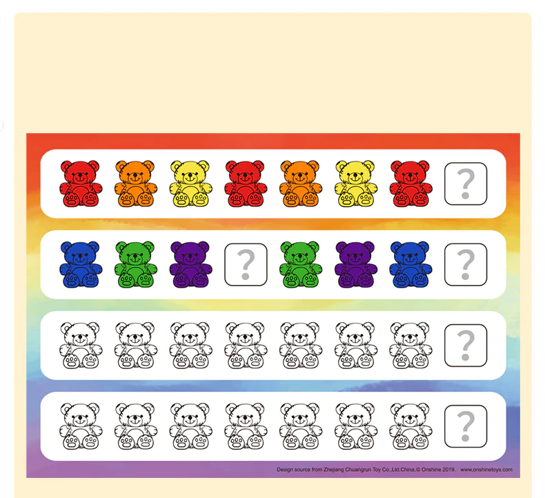 Joc Educativ  Sortare Culori Montessori STEM Onshine Ursuleti Colorati [11]