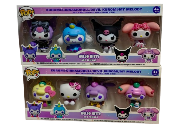 Set 8 Figurine Hello Kitty si Prietenii - Kuromi, Cinnamoroll, My Melody, [1]