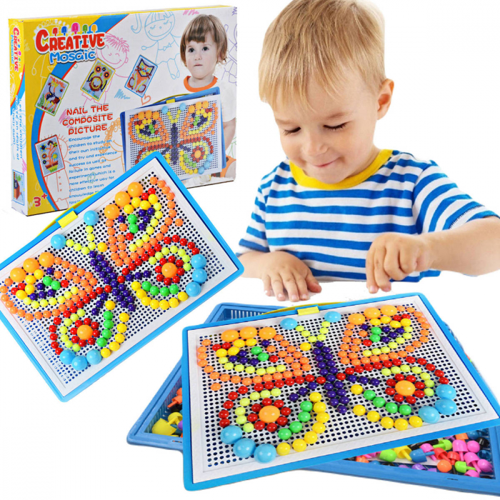 Joc Creative Mosaic în plastic 296 buc [3]