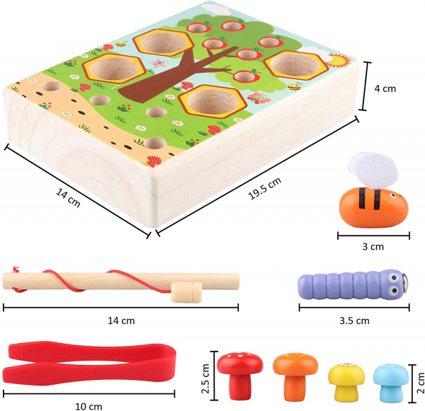 Joc lemn Montessori Motricitate Pomul [4]