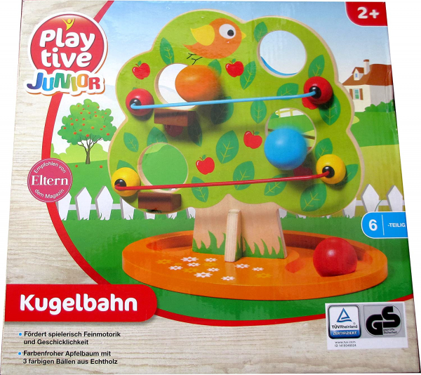 Joc Lemn Copacul cu Bile - Joc din Lemn Pista cu Bile [2]