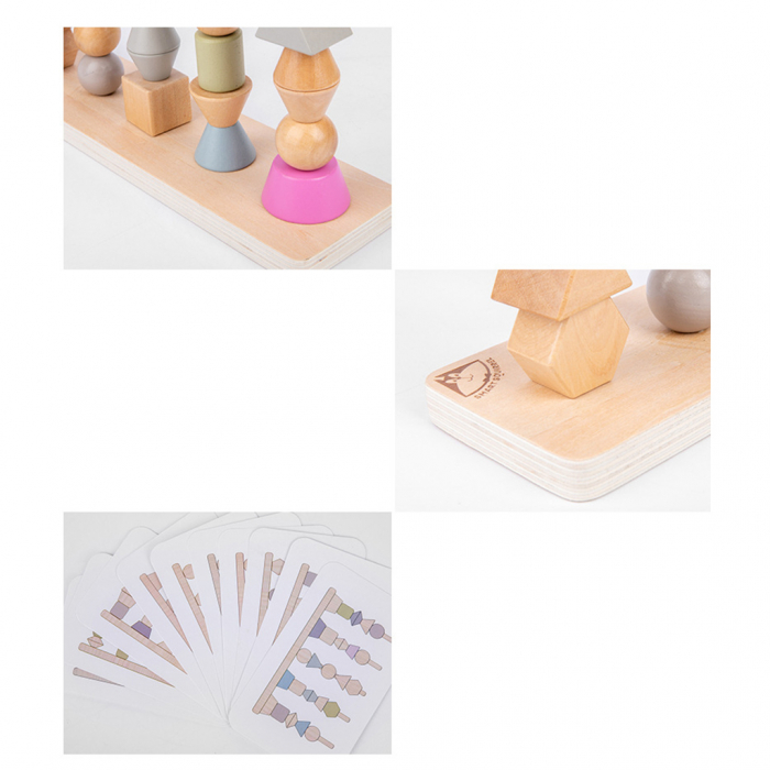 Joc Lemn Montessori Potrivire Forme si culori [5]
