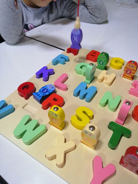 Puzzle 3D Litere si Joc de Pescuit [6]