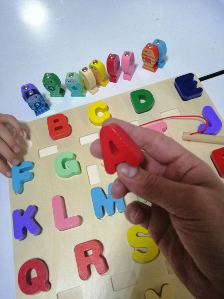 Puzzle 3D Litere si Joc de Pescuit [7]