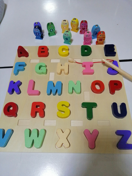Puzzle 3D Litere si Joc de Pescuit [2]