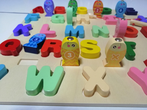 Puzzle 3D Litere si Joc de Pescuit [5]