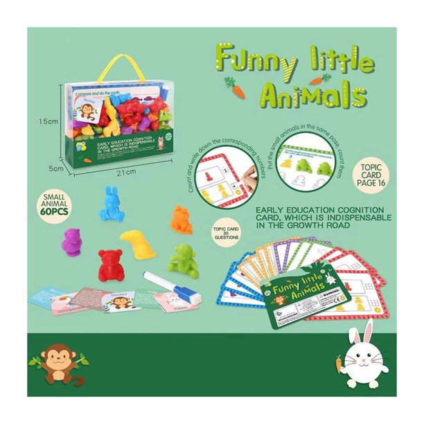 Joc Educativ Matematica Montessori cu Carduri si Animale [1]