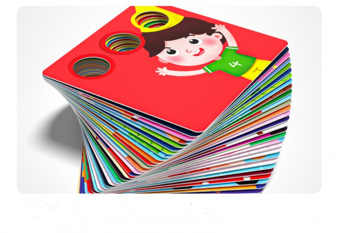 Joc Montessori de Sortare a Culorilor – Jucarie Educativa din Lemn pentru Invatarea Culorilor [4]