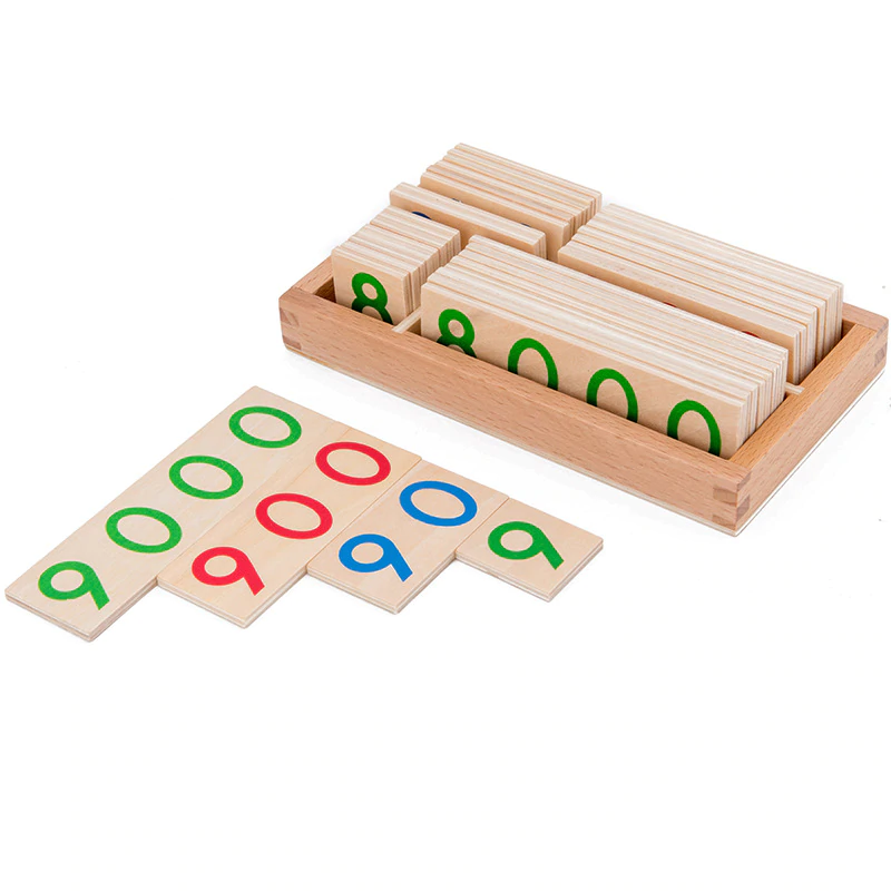 Joc Montessori din Lemn cifre 1 - 9000 [5]