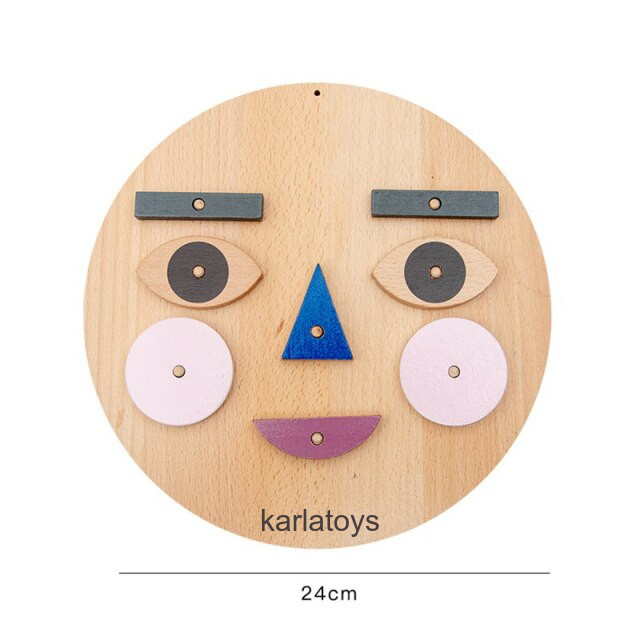 Joc Educativ din lemn Montessori Expresiile Fetei [3]
